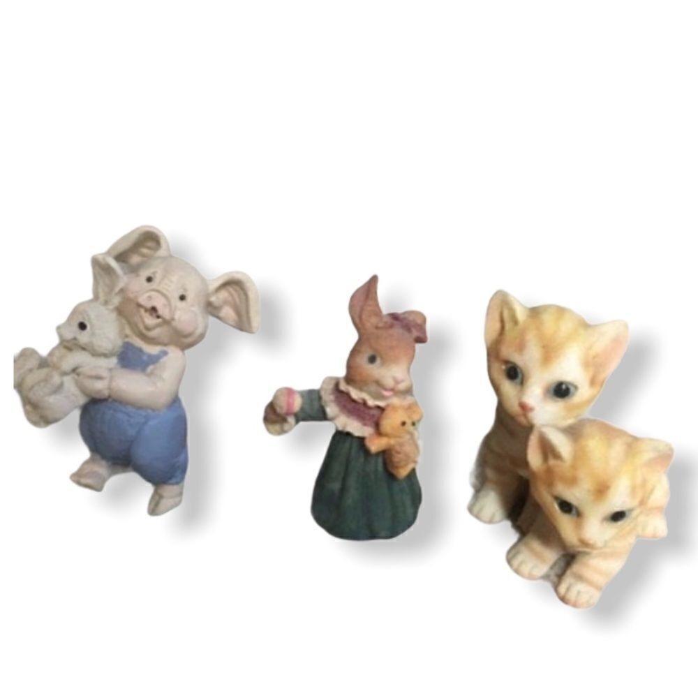 Vintage Mini animal sculpture figurines